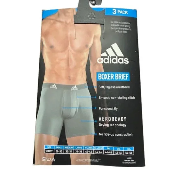 Adidas Men's Performance Boxer Briefs XXL  – NWT - Picture 2 of 3